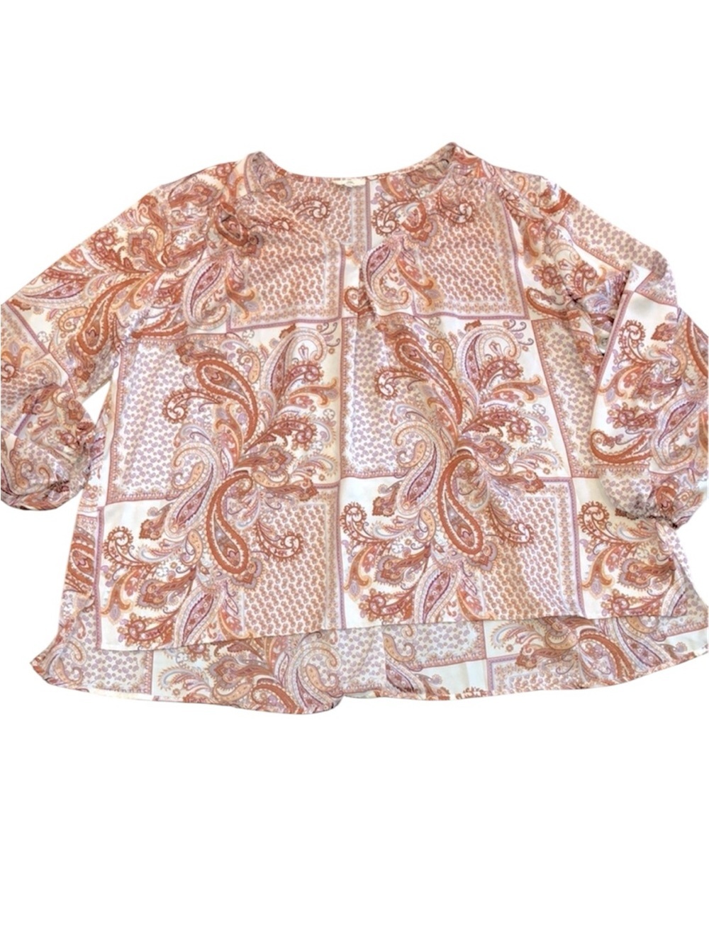 Entro paisley top size 1X